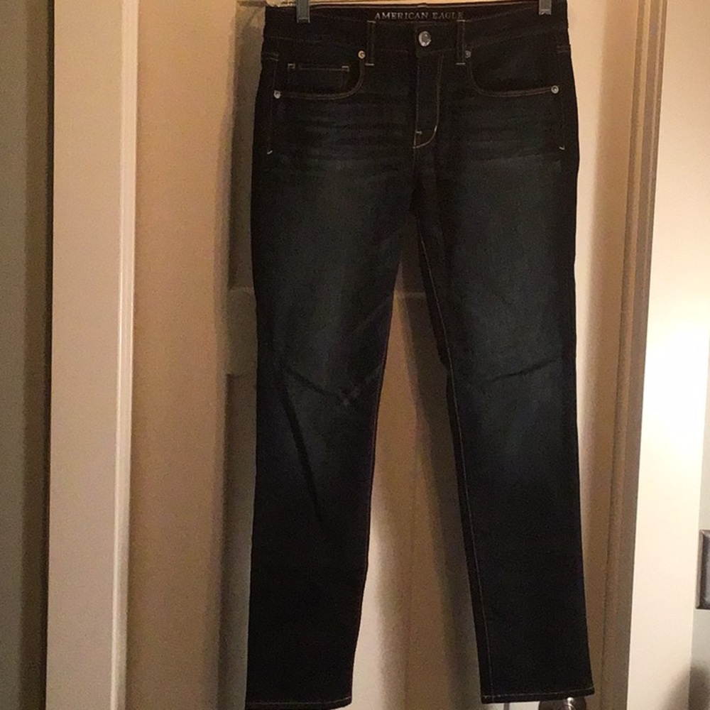 American Eagle size 8 short skinny stretch jean